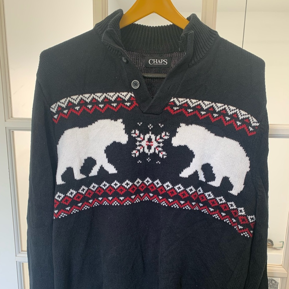 4/$20 Chaps by Ralph Lauren men’s sweater A10